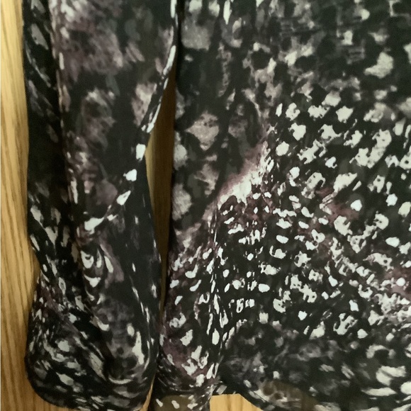 🍉 Jockey Person to Person blouse, animal print, button down, XS, EUC - Picture 4 of 6